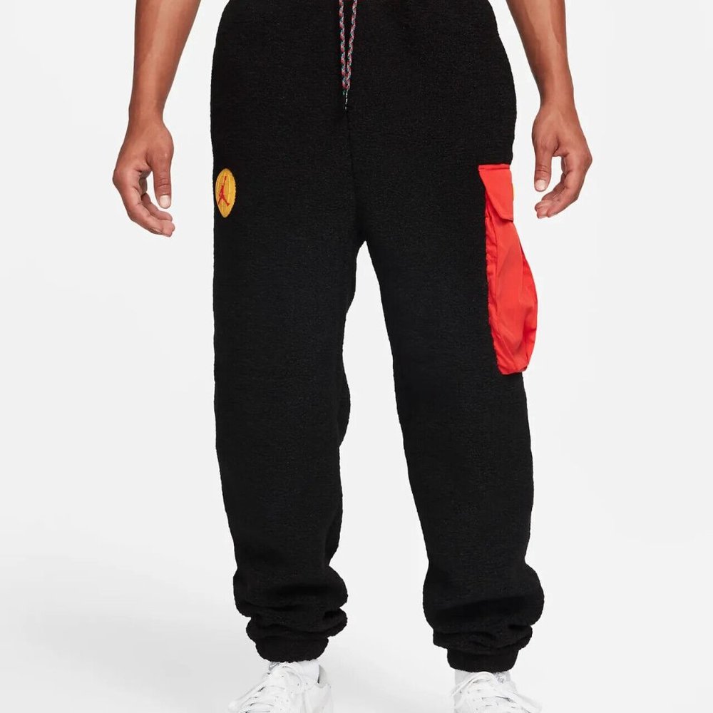 Nike Jordan Essential MS Statement Fleece Sherpa Pants Mens DC9730-010 - Picture 10 of 13